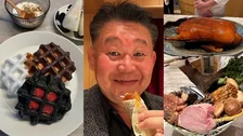 【 花田虎上 】 高級食材ずらりのオープンキッチン中華に大興奮　豪快な北京ダックに「最高に楽しかったです！」 朝は長女お気に入りのワッフル満喫