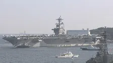 原子力空母「セオドア・ルーズベルト」が横須賀港に初入港