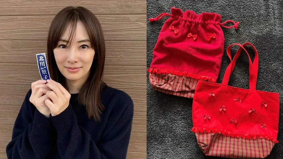 【北川景子】手作り”お着替え袋”を公開 長女は「セーラーマーズの色なので赤も好き」