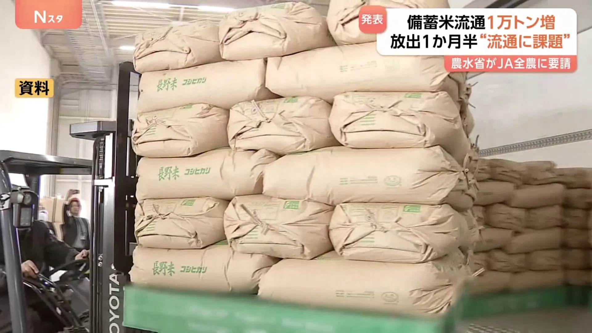 「備蓄米」出荷量は全体の3割程度にとどまる “流通の遅さ”浮き彫りに　スーパーなどにたどり着いたのは全体の約2％