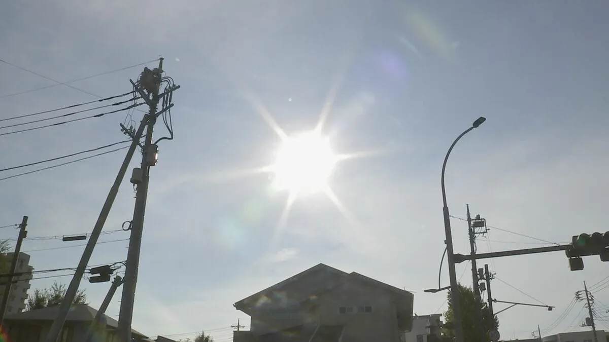 きょうの関東地方は厳しい残暑に　あすは猛暑日予想も