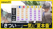 【台風9号】先島諸島が暴風域に　宮古島では停電も…一方で「猛暑日」多発　「子ども日傘」で熱中症対策【news23】