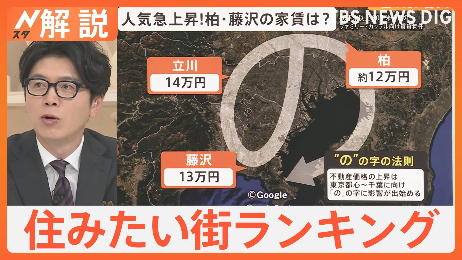 “西の新宿”立川駅が急上昇 住みたい街ランキング、不動産価格の上昇「の」の字の法則って何？【Nスタ解説】