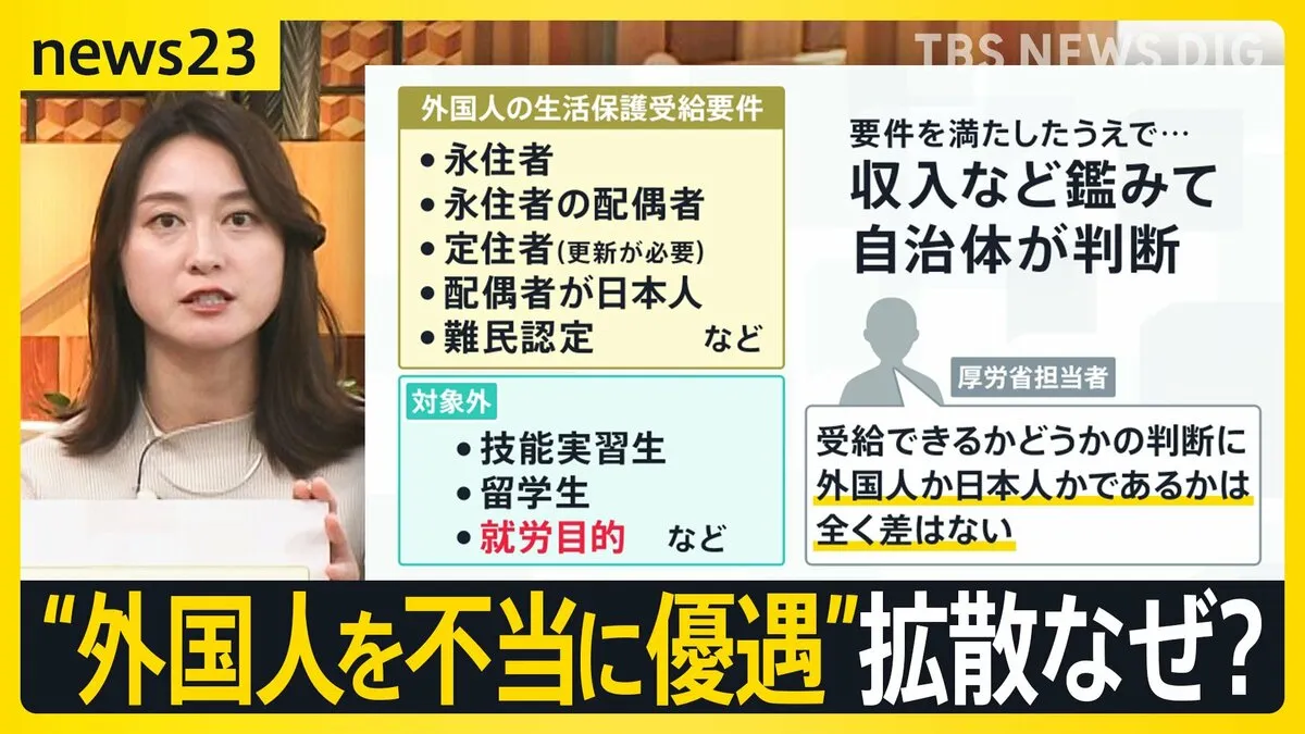 【選挙の日、そのまえに】「生活保護」で“外国人優遇”は本当？SNS上で広がる情報の真偽を検証　日本ペンクラブ桐野夏生会長ら「デマに満ちた外国人攻撃は社会壊す」【news23】