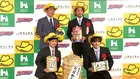 阪神・坂本誠志郎、大谷翔平のWBC出場表明に「ゾワゾワ」伊藤大海は「野球ファンの1人として嬉しい」【最優秀バッテリー賞表彰式】