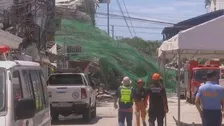 フィリピンで建設中のビル倒壊　作業員20人以上がれきの下敷きか　地元当局が捜索