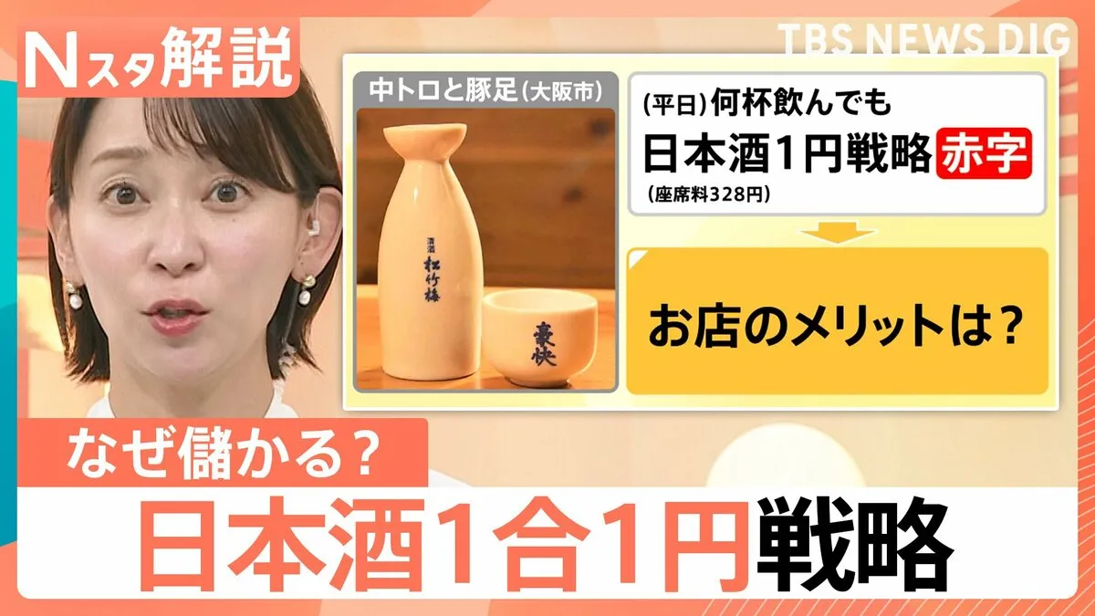 何度飲んでも「日本酒1合1円」の居酒屋、なぜ儲かる？時代はサブスクなのに…タワレコは過去最高の売り上げ　「アジリティ」がキーに？【Nスタ解説】