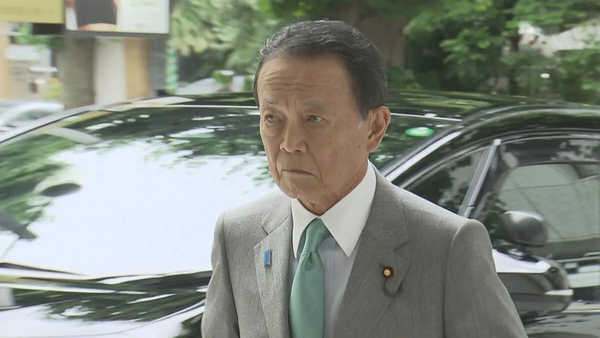 自民・麻生最高顧問　内閣不信任決議案が可決されたら総選挙 「極めて当たり前のこと」