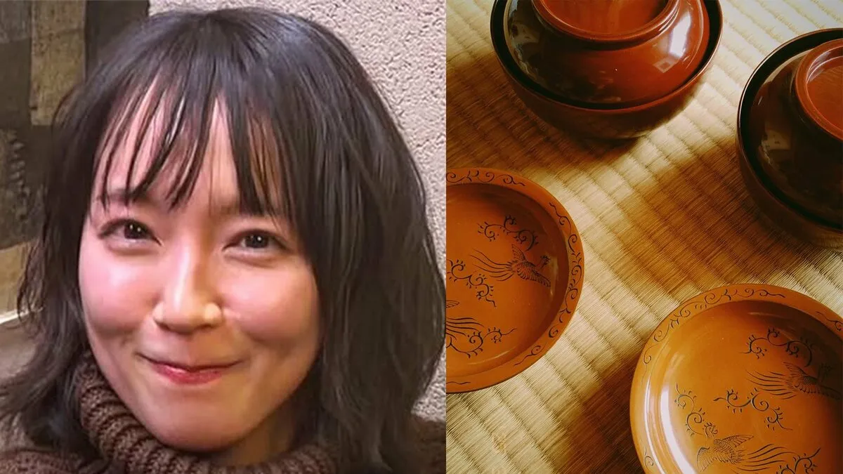 【 吉岡里帆 】　古材レスキューの「輪島塗を譲り受けました」「温もりがある素晴らしいお椀とお皿です」　能登の民間団体に感銘