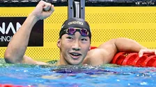 男子200m平泳ぎ、17歳・大橋信が世界新記録の2分04秒83で金メダル　今大会2冠達成【アジア大会】