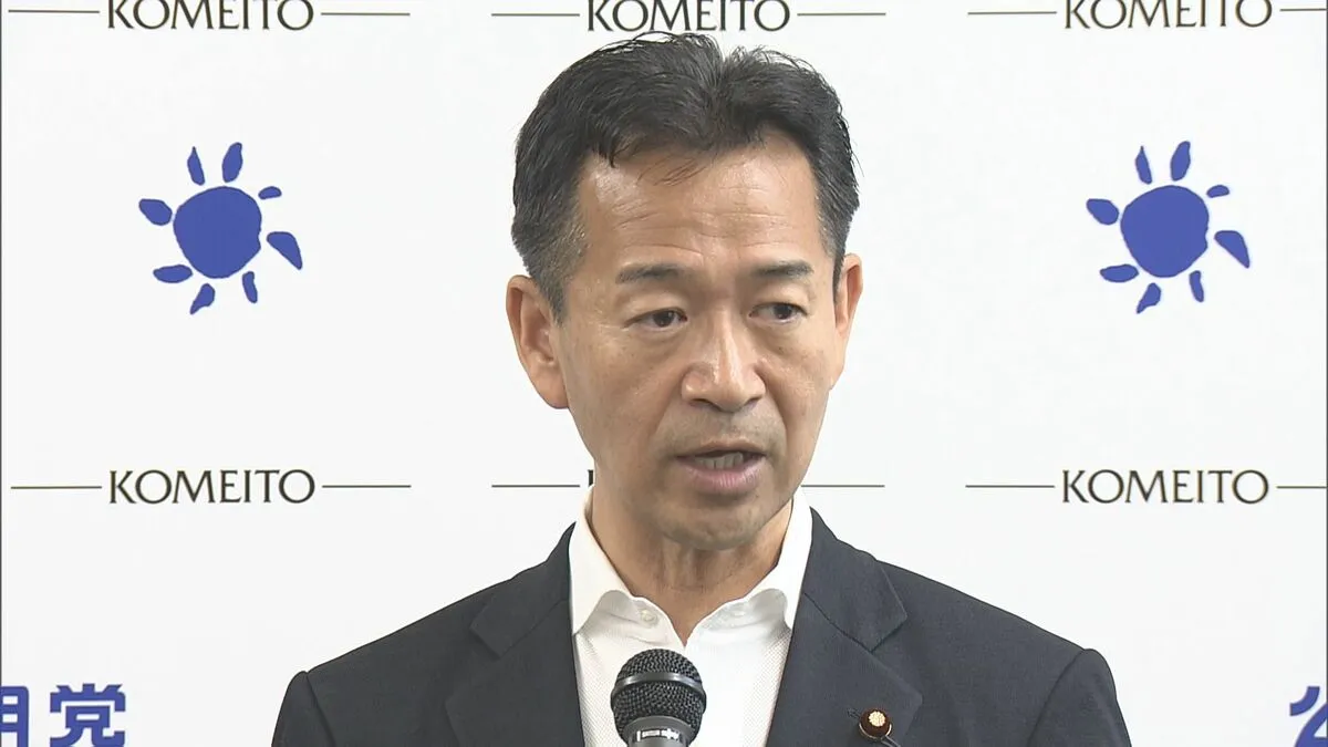 「減税」の財源に「赤字国債も選択肢」 公明党政調会長