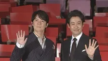【福山雅治・大泉洋】映画「ラストマン」初日舞台挨拶を2人で堪能　“ガチャガチャしますよ、やっぱ永瀬廉とかがいると…”