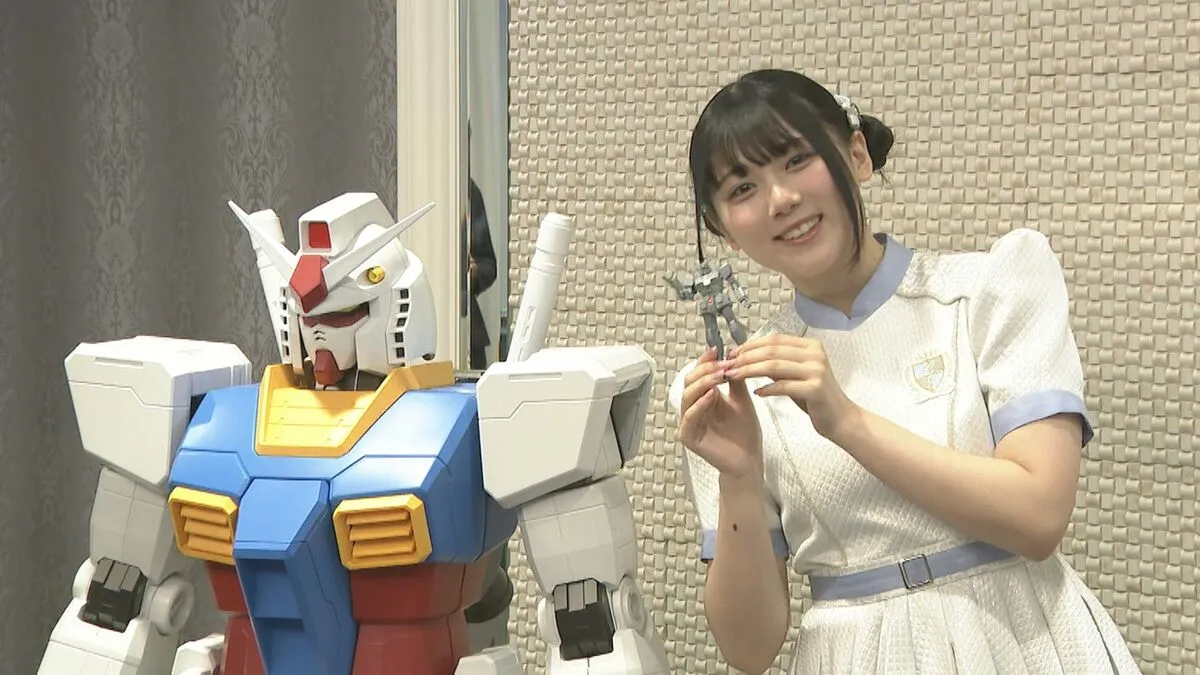【 「ガンプラ作り」没入ルーム公開 】　1室1泊4万5000円　リンプラ・荒井芽依　「初ガンプラはガンキャノン」