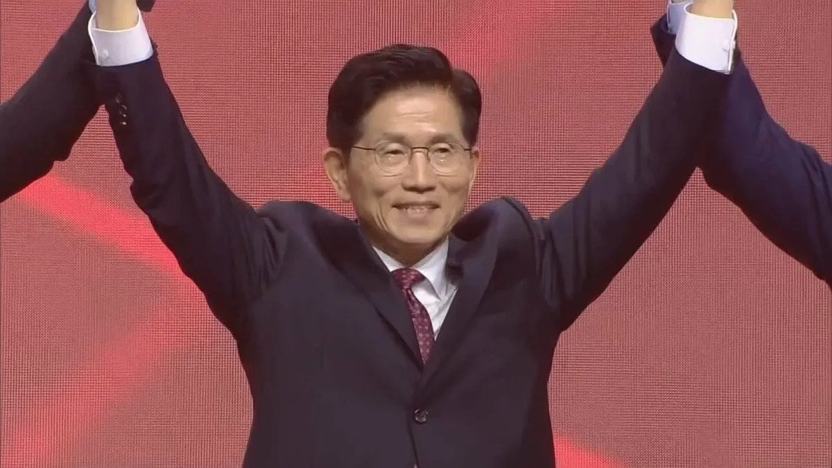 韓国大統領選　与党「国民の力」の公認候補に前雇用労働相・金文洙氏を選出