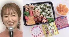 【 辻希美 】 「新学期」「今日から毎朝お弁当　生活が　始まりました!!」「毎日のお弁当　作りは慣れるのか　不安ですが」「が、、、頑張ります!!」