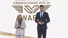SVリーグMVPはムセルスキー、佐藤淑乃が受賞「もっともっと世界を相手に戦っていける選手に成長していけるよう」【AWARDS】
