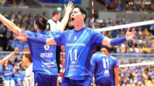 大阪Bが初の決勝進出、キャプテンの西田有志が吠えた、STINGS愛知に3ー1で連勝【SVリーグ男子】