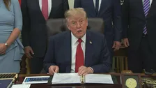 トランプ大統領　デンマーク自治領のグリーンランドめぐり「安全保障の統制権得る」　新たな合意締結と表明