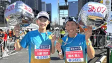 競歩メダリスト・川野将虎、勝木隼人がペースセッターとして参加者をサポート「20秒くらい速かったかな」【東京マラソン】