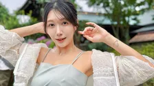 【 穂川果音 】安定のデコルテ見せドレスで「熱中症対策はじめましょう」　フォロワー共鳴「納涼感あふれてますね」「今日の暑さは堪えました」