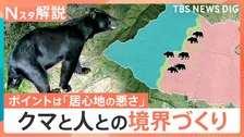 クマはどこからやってくる？目撃情報に見る「川沿い」の危険性　“クマとの共生”目指す自治体の新たな取り組み「ゾーニング」の効果とは