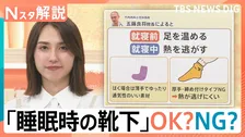 1足3000円で「永久交換」！？寿命は？睡眠時のNG行動は？魔法瓶構造など高機能化が進む靴下の最新事情【Nスタ解説】