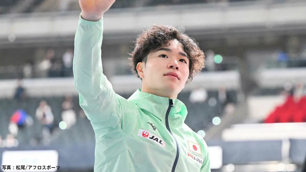 体操・岡慎之助「嬉しいけどモヤモヤしている」大会連覇で初の世界選手権代表に決定、橋本大輝との五輪王者対決を制す