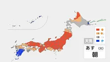 【各地で梅雨入りへ】北陸・東北は今週か、本州に前線停滞で　あすは九州や四国で雨の可能性も全国晴れ多く　沖縄は梅雨明け近く