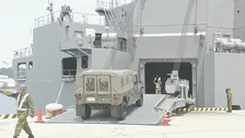 南海トラフ想定の「自衛隊統合防災訓練」を実施　海上輸送群の艦艇が初参加、熱中症リスクを念頭の訓練も