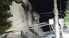 東京・中野区の5階建てマンションで火災 消防車など22台が出動 けが人はなし