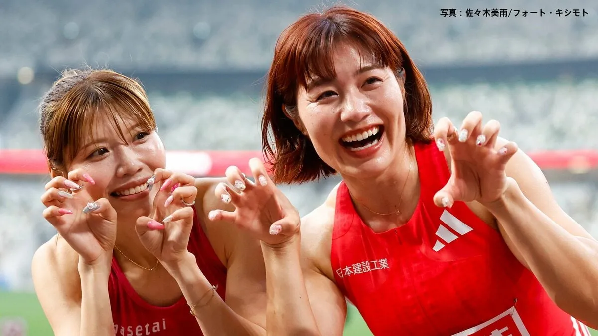 女子100mハードル初の12秒7台対決を実現させた中島ひとみの2レース連続世界陸上標準記録突破と、日本記録保持者・福部真子の底力【オールスターナイト陸上】