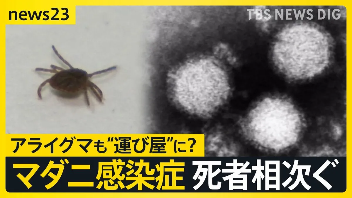 高い致死率“マダニ感染症” 西日本中心から関東地方にも… 専門家「野生動物が運び屋の可能性」 感染を防ぐ対策は？【news23】