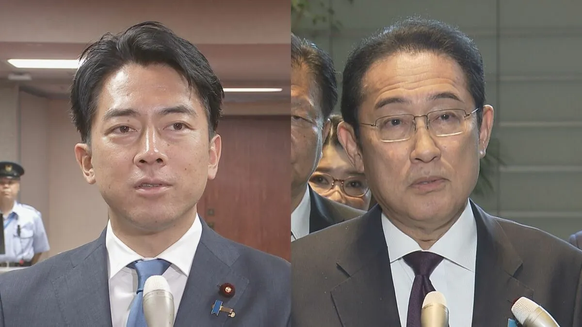 小泉農林水産大臣が岸田前総理と会談　石破総理表明のコメ増産方針や党内情勢について意見交換か