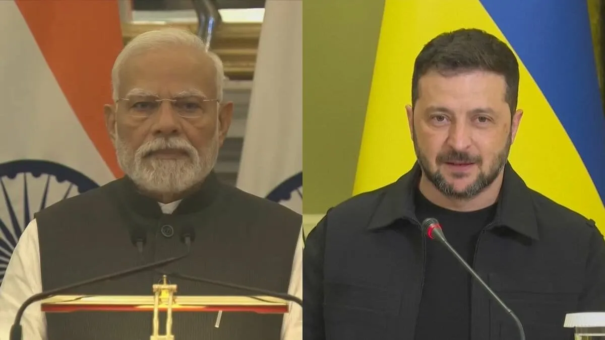 インド・モディ首相 プーチン大統領との首脳会談前にゼレンスキー大統領と電話会談 "即時停戦"のメッセージをロシアに伝える用意
