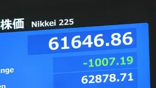 【速報】日経平均株価　一時1000円以上値下がり