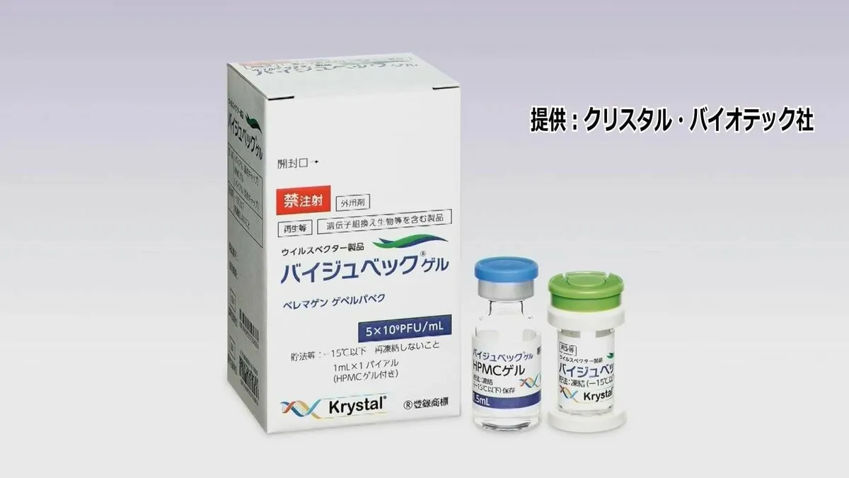 皮膚の難病「表皮水疱症」国内初の遺伝子治療薬　国内での製造・販売承認