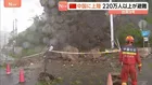 台風9号　中国・浙江省に上陸　220万人以上が避難　大雨で道路冠水　落石・倒木などの被害確認