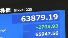 【速報】週明けの日経平均株価　一時2700円超の下落