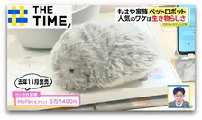 高額でもナゼ人気？「ペットロボット」…生き物のような“もふもふ”にメロメロ【THE TIME,】 