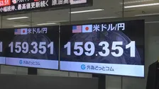 一時1ドル＝159円台　円買いの日米協調介入の効果、半分失う