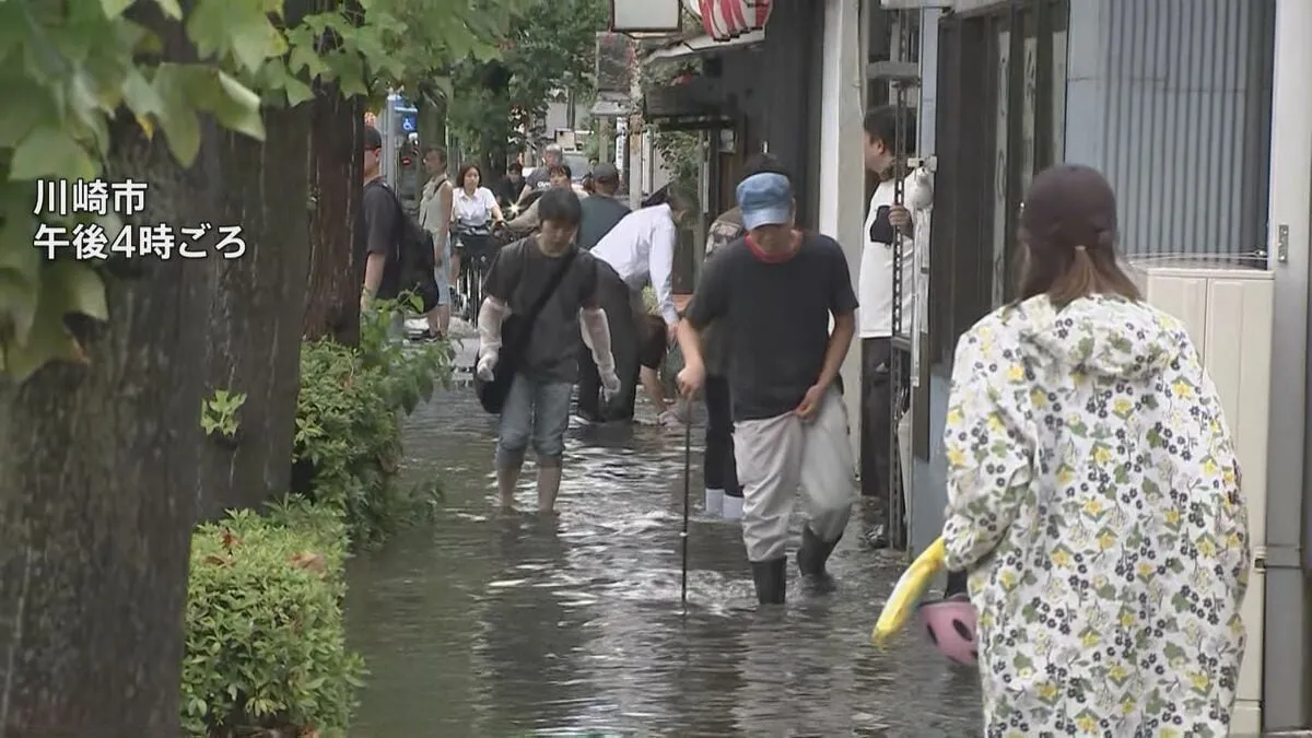 大雨で関東地方では停電相次ぐ　東京・神奈川・千葉で3720軒　雷との関連調べる