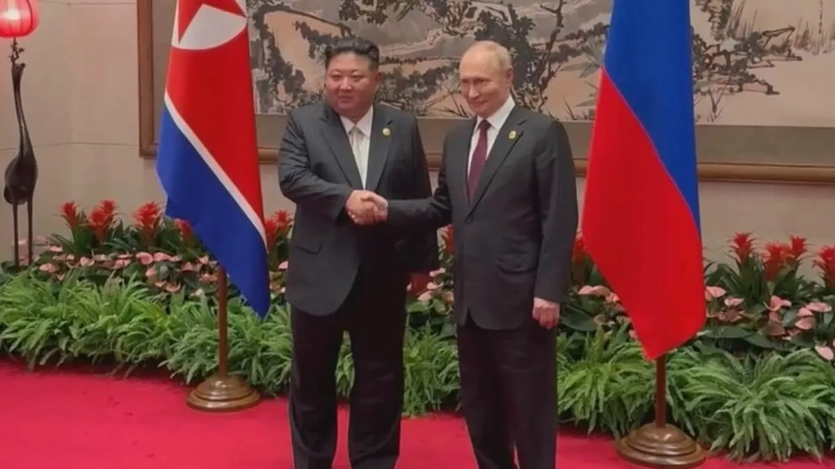【速報】プーチン大統領と金正恩総書記の会談始まる　軍事協力含めた関係強化など協議か