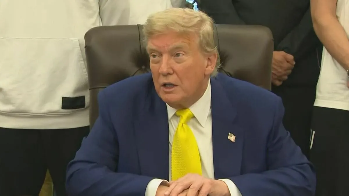 トランプ大統領　対イラン攻撃「最終決定はしていない」と強調 「期限の直前に下すことが好きだ」