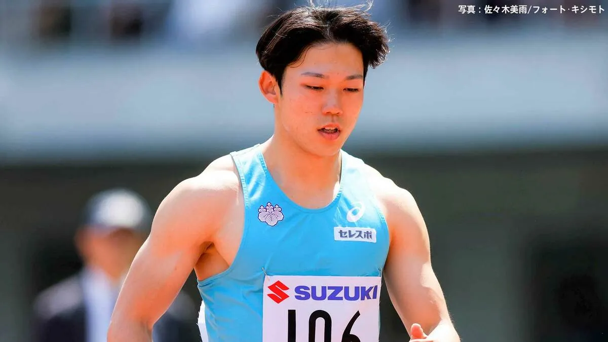 男子100m 筑波大の木梨嘉紀が10秒31で初優勝 ！ 実力者勢揃い、大激戦の決勝を制す【日本インカレ】