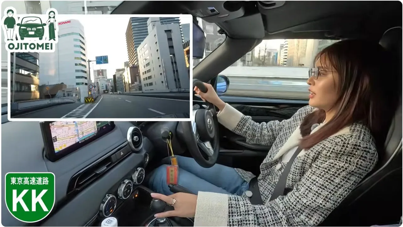 【古畑星夏】ロードスターRFで「KK線」（東京高速道路）をラストラン　路線を往復して最後を惜しむ