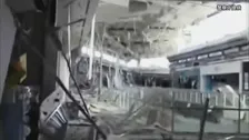 「イオンモール熊本」内部の映像を公開　天井が落ち散乱、通路をふさぐ様子も　警察庁