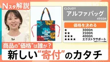 商品の“価格”は誰が？定価4950円のバッグが“言い値”に　あえて「不完全なB品」を売る新しい“寄付”のカタチ【Nスタ解説】