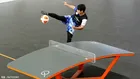 【アジア大会】ロナウジーニョもプレー ！ 初採用、“サッカー×卓球”のテックボール、見どころはアクロバティックなシュート