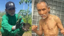 【 片岡鶴太郎 】「自然の力を感じるひとときです」野菜の苗を植え　生み出す71歳の“菜食筋肉ボディ”
