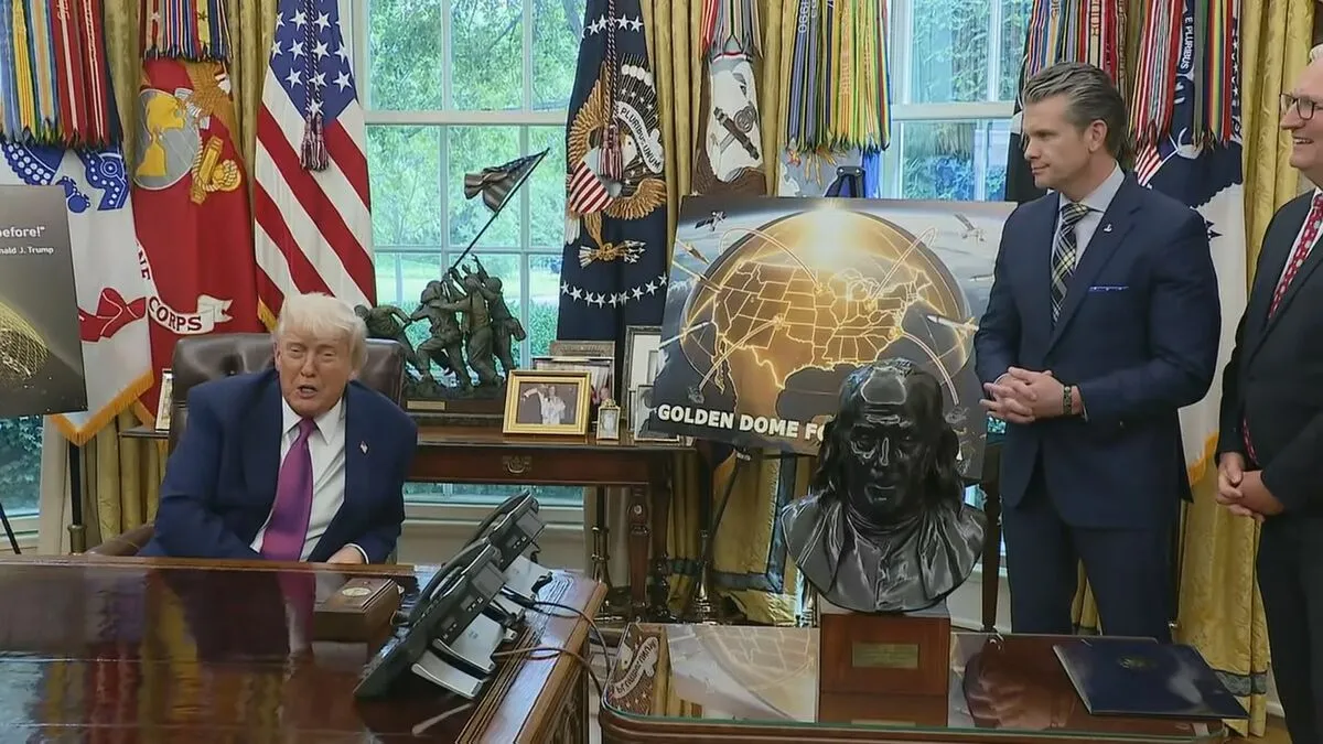 トランプ大統領 次世代ミサイル防衛システム「ゴールデン・ドーム」3年以内の運用開始を表明